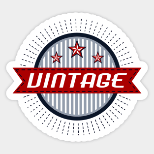 Vintage Logo Sticker